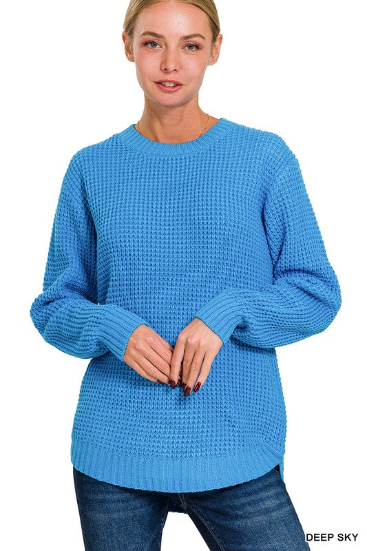 Nina Waffle Knit Sweater