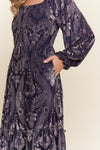 Midnight Dreams Velvet Dress