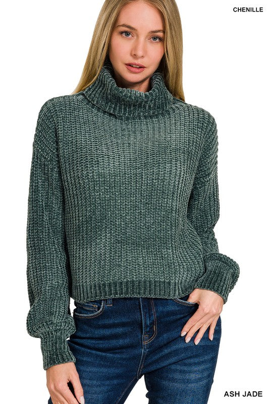 Jenny Chenille Turtle Neck