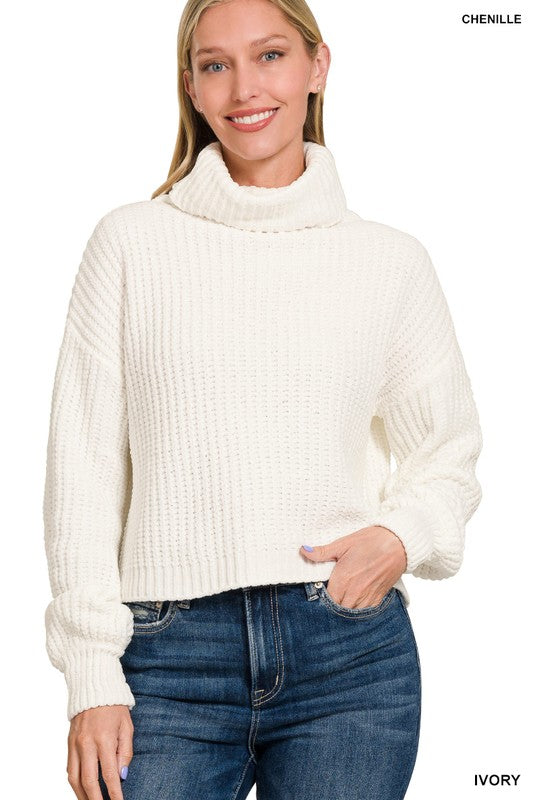 Jenny Chenille Turtle Neck