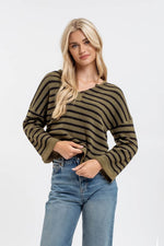 Olivia Stripe Top