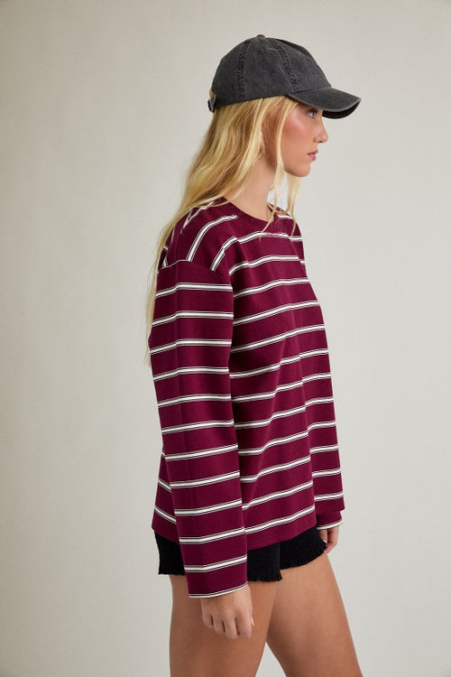 Birdie Striped Sweater