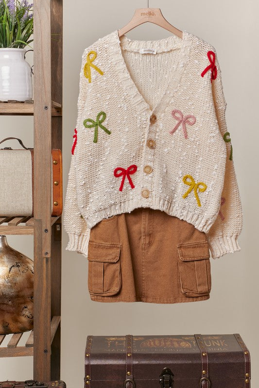 Bow Cardigan