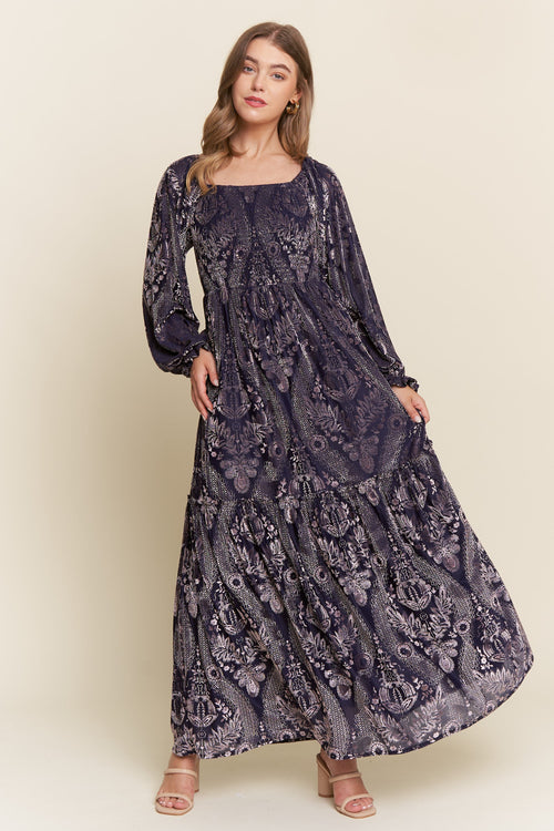Midnight Dreams Velvet Dress