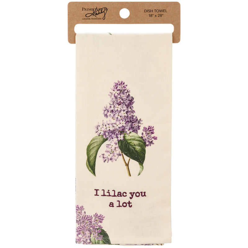 Lilac Tea Towel